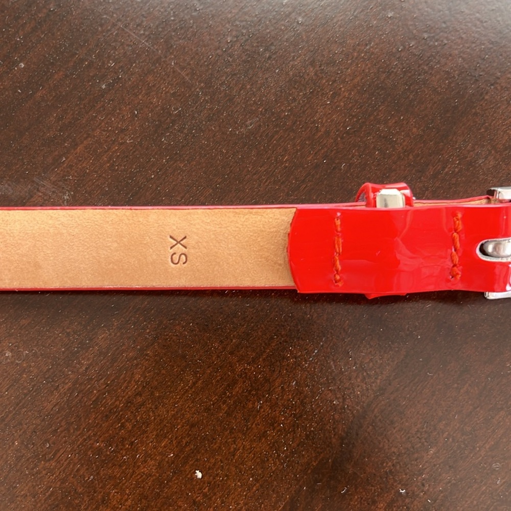 Skinny leather belt - Picture 4 of 6